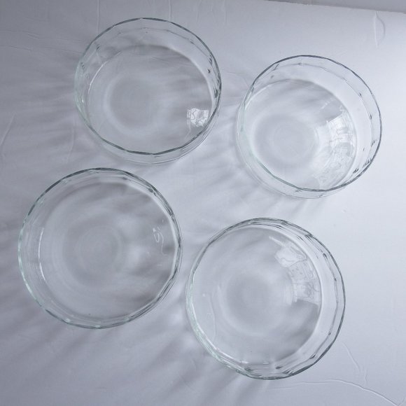 Set of Glass Salad/Dessert Bowls - Picture 1 of 3
